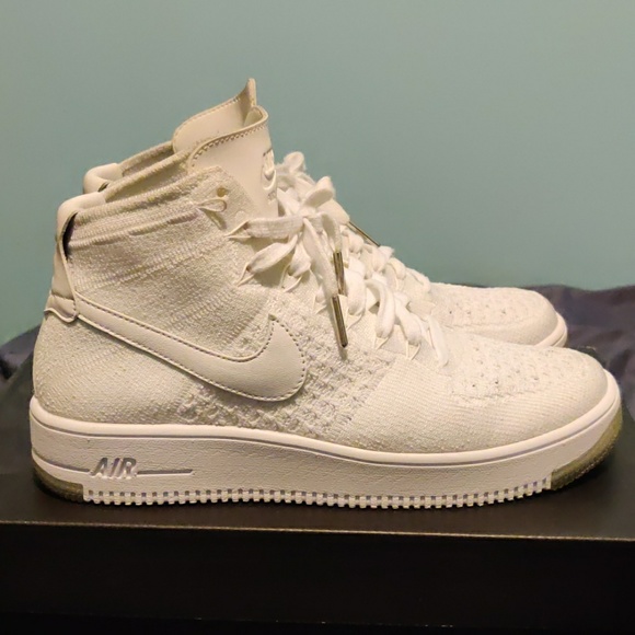 air force 1 ultra flyknit mid triple white